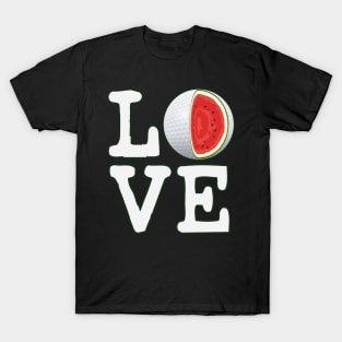 Love Golf Watermelon T-Shirt